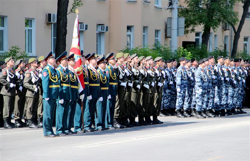 Военнослужащие и сотрудники Южного округа Росгвардии приняли участие в мероприятиях в честь Дня Победы