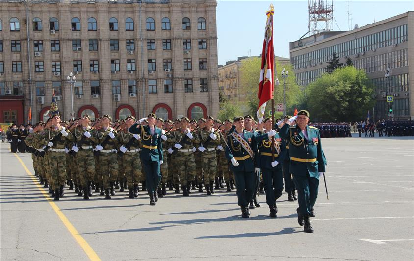 Военнослужащие и сотрудники Южного округа Росгвардии приняли участие в мероприятиях в честь Дня Победы
