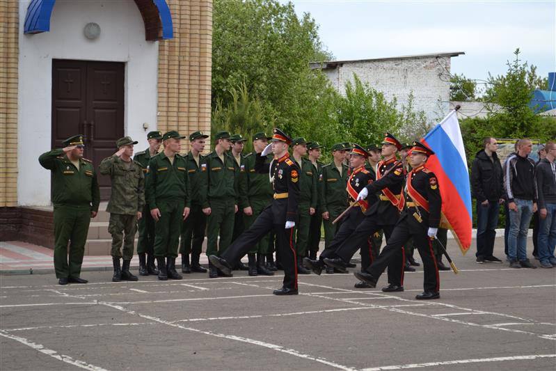 Омские росгвардейцы приняли участие в торжествах по случаю отправки призывников на военную службу