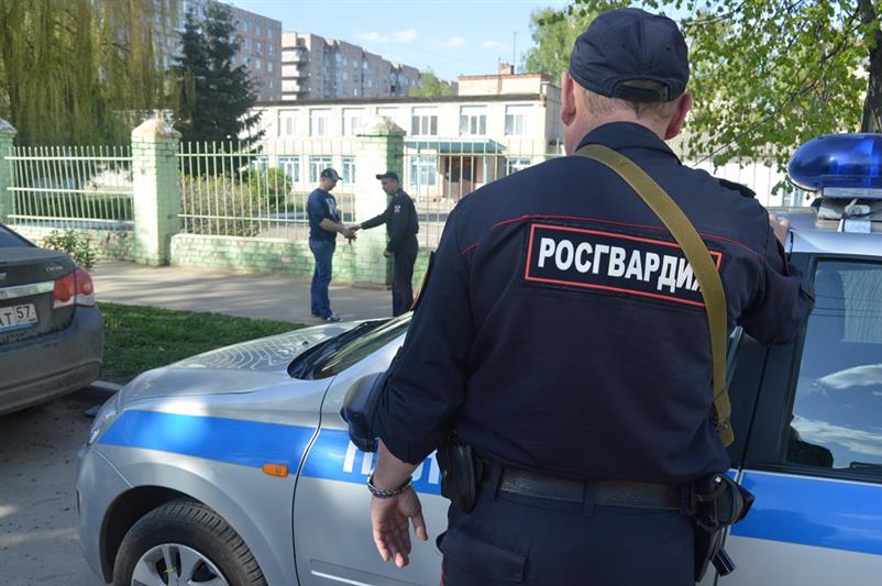 Орловские росгвардейцы приняли участие во всероссийской акции «Георгиевская лента»