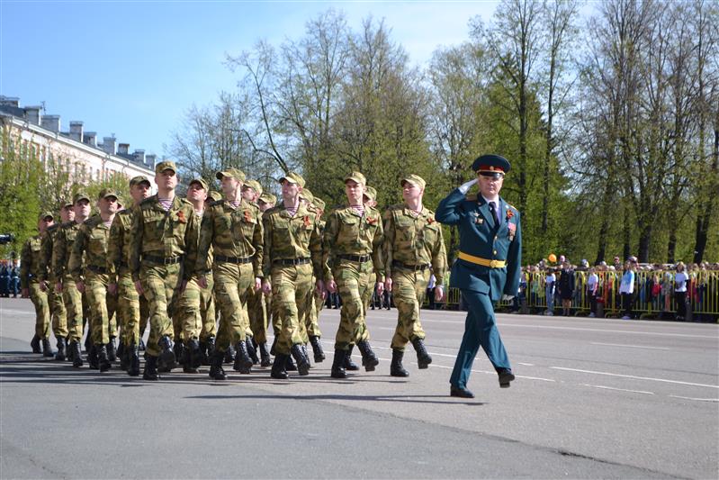 В Великом Новгороде сотрудники и военнослужащие Росгвардии приняли участие в торжественных мероприятиях Дня Победы