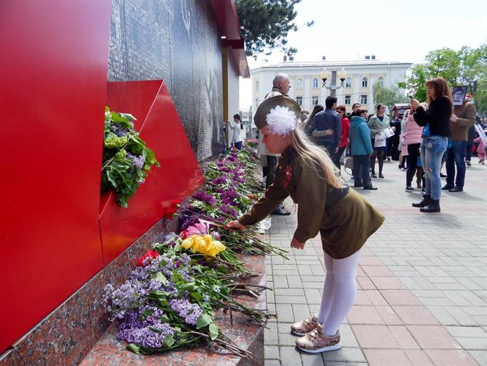 Росгвардейцы Ставрополя приняли участие в акции «Наследники бессмертного полка в строю»