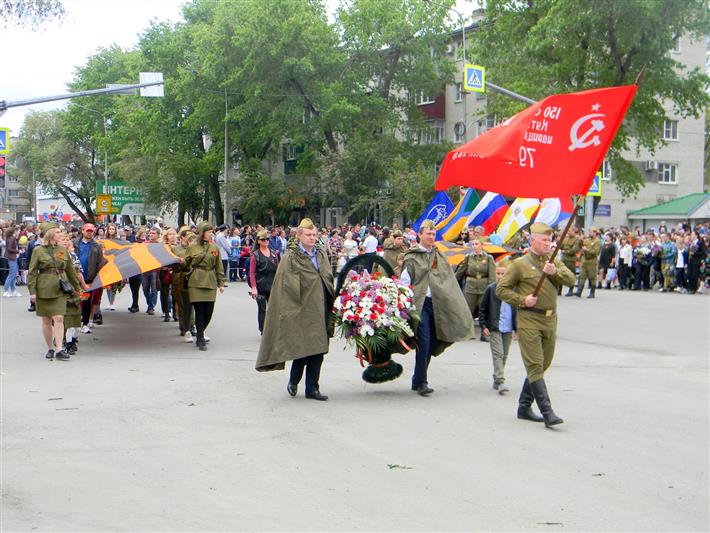 В Невинномысске сотрудники вневедомственной охраны приняли участие в Параде Победы