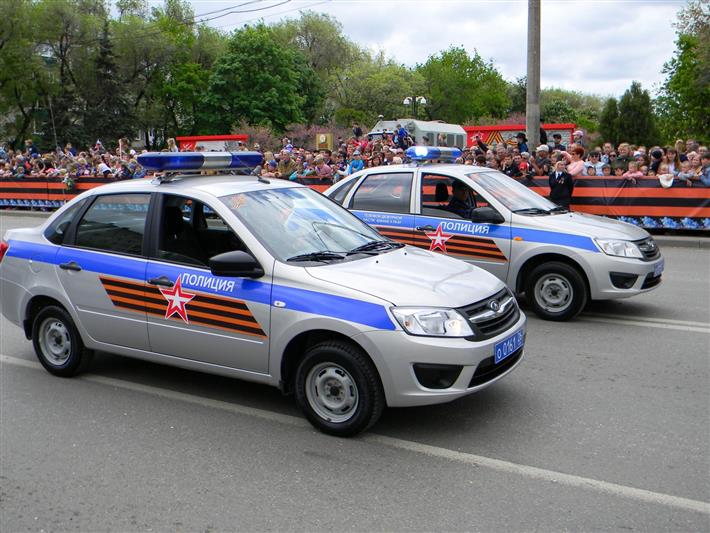 В Невинномысске сотрудники вневедомственной охраны приняли участие в Параде Победы
