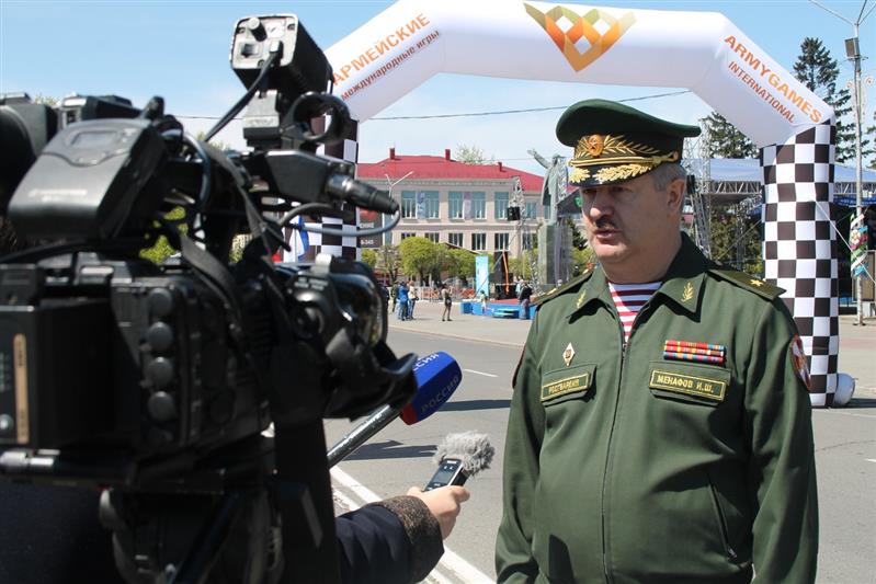 В Кызыле команда Росгвардии приняла участие в церемонии открытия Всероссийского конкурса «Военное ралли-2019» 