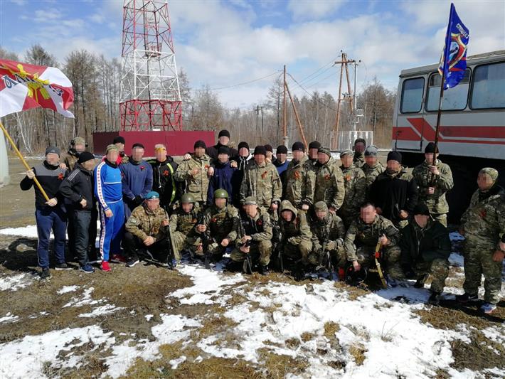 В Якутске в рамках акции «Георгиевская лента» проведен памятный забег сотрудников спецподразделений Росгвардии 