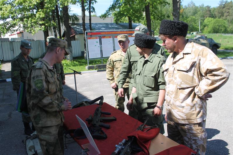В богородской бригаде Росгвардии прошли сборы Нижегородского казачьего общества
