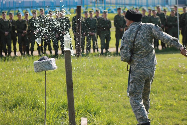 В богородской бригаде Росгвардии прошли сборы Нижегородского казачьего общества