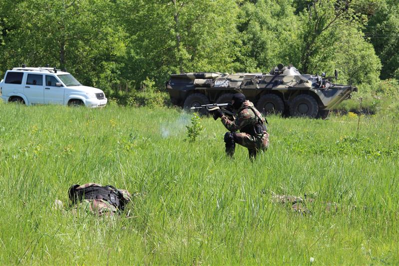 Юные куряне побывали в полевом лагере ОМОН Росгвардии