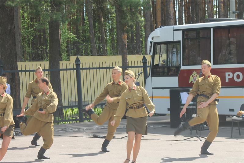 Композиции военных лет прозвучали в Богородской бригаде оперативного назначения Росгвардии