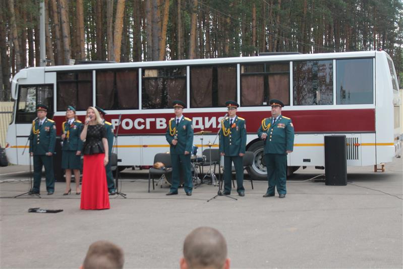 Композиции военных лет прозвучали в Богородской бригаде оперативного назначения Росгвардии