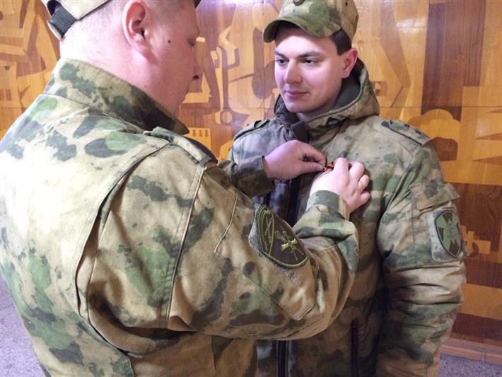 Росгвардейцы Архангельской области присоединились к Всероссийской акции «Георгиевская лента»