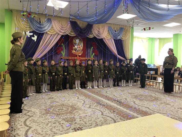 В Росгвардейском детском саду «Солнышко», состоялись мероприятия, посвященные Дню Победы