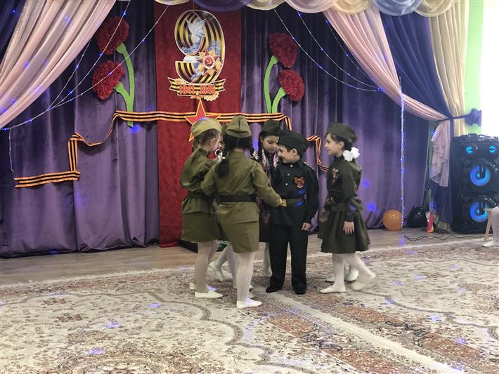 В Росгвардейском детском саду «Солнышко», состоялись мероприятия, посвященные Дню Победы