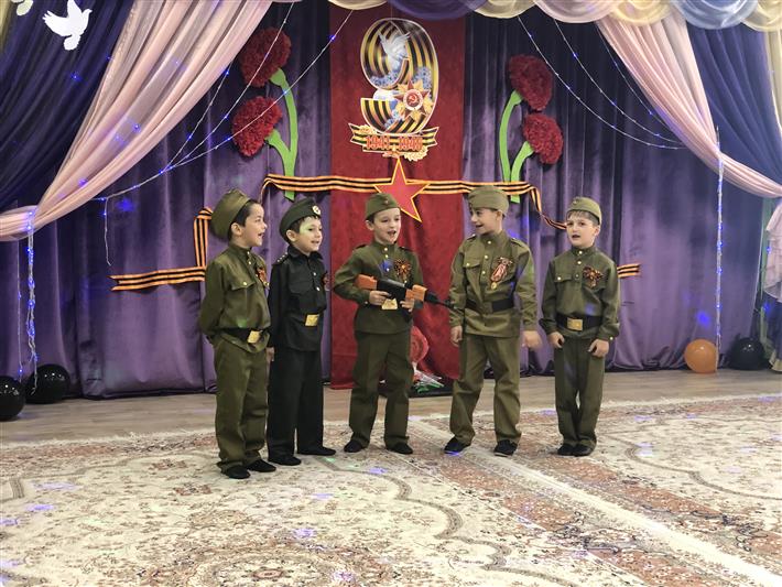 В Росгвардейском детском саду «Солнышко», состоялись мероприятия, посвященные Дню Победы