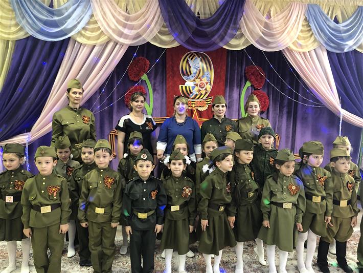 В Росгвардейском детском саду «Солнышко», состоялись мероприятия, посвященные Дню Победы