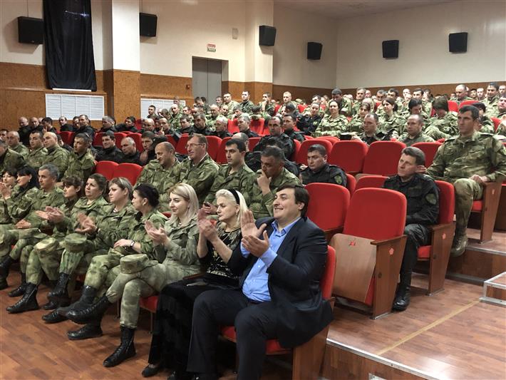 Ансамбль песни и пляски Северо-Кавказского округа Росгвардии выступил с концертом в Назрани