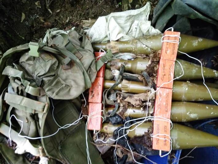 В Чечне военнослужащие Росгвардии обнаружили и уничтожили тайник с боеприпасами 