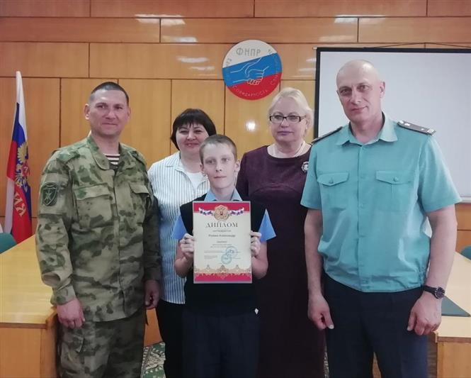Дети курганских росгвардейцев стали призерами творческих конкурсов, посвященных Дню Победы