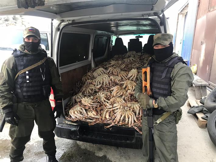 Сотрудники ОМОН Управления Росгвардии Сахалинской области совместно с полицейскими задержали браконьеров 
