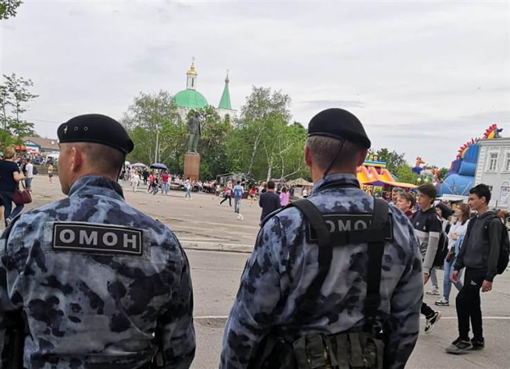 Донские росгвардейцы обеспечили правопорядок во время проведения фестиваля «Шолоховская весна»