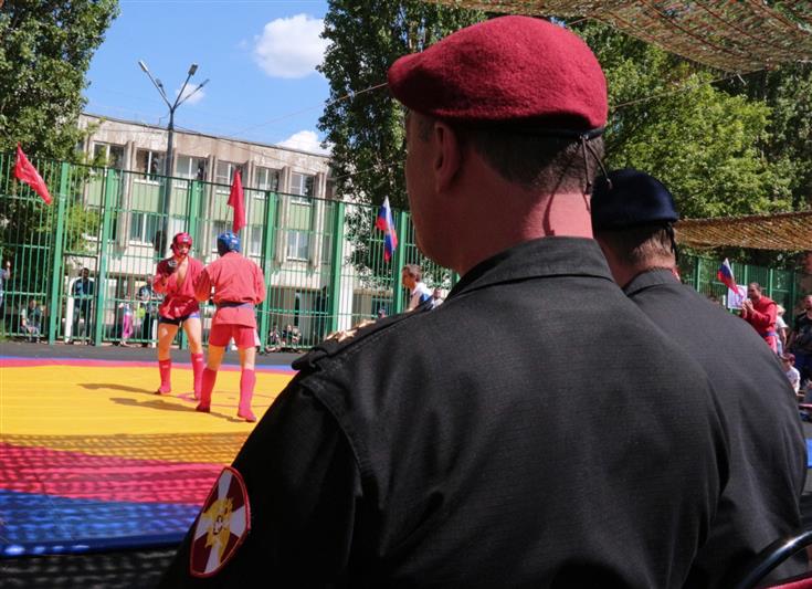 В Ростове-на-Дону росгвардейцы приняли участие в открытии турнира по боевому самбо, посвященном Дню Победы