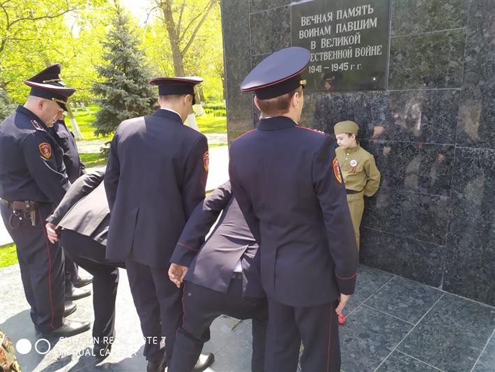 В Дагестане Росгвардия проводит памятные мероприятия ко Дню Победы