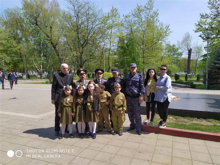 В Дагестане Росгвардия проводит памятные мероприятия ко Дню Победы