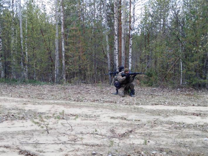 Сотрудники архангельского ОМОН завершили полевой выход