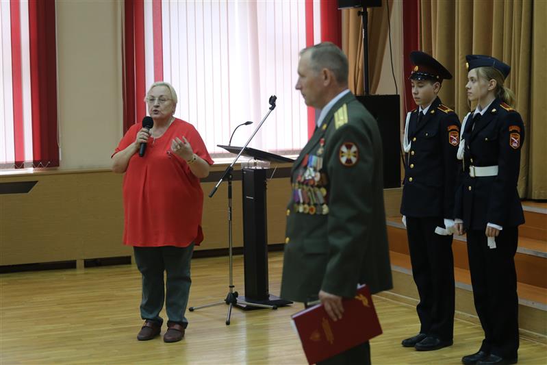 Кадетскому классу московской школы присвоено имя Героя Российской Федерации полковника Василия Чубенко