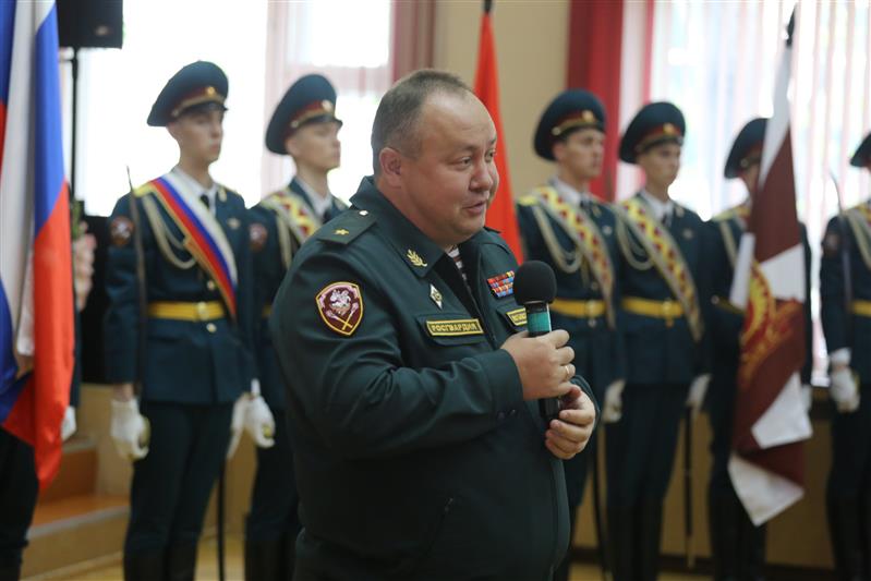 Кадетскому классу московской школы присвоено имя Героя Российской Федерации полковника Василия Чубенко