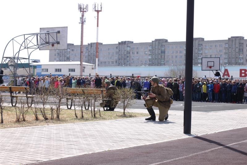 Военнослужащие Росгвардии приняли участие в проведении военно-исторической реконструкции в Хабаровске
