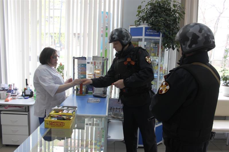Хабаровские росгвардейцы подключились к всероссийской акции «Георгиевская лента»