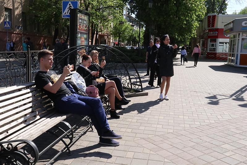 В Пятигорске прошел флешмоб Росгвардии, посвященный Дню Победы (фото, видео)