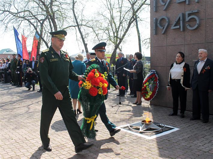 Военнослужащие северского соединения приняли участие в мероприятиях, посвященных 74-й годовщине победы в Великой Отечественной войне