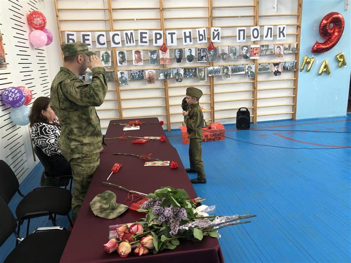 В назрановской школе Росгвардии состоялось мероприятие, посвященное Дню Победы 