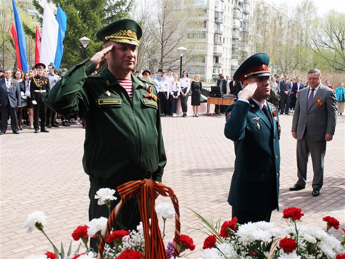 Военнослужащие северского соединения приняли участие в мероприятиях, посвященных 74-й годовщине победы в Великой Отечественной войне