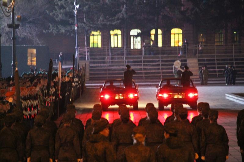 В Хабаровске состоялась ночная репетиция Парада Победы