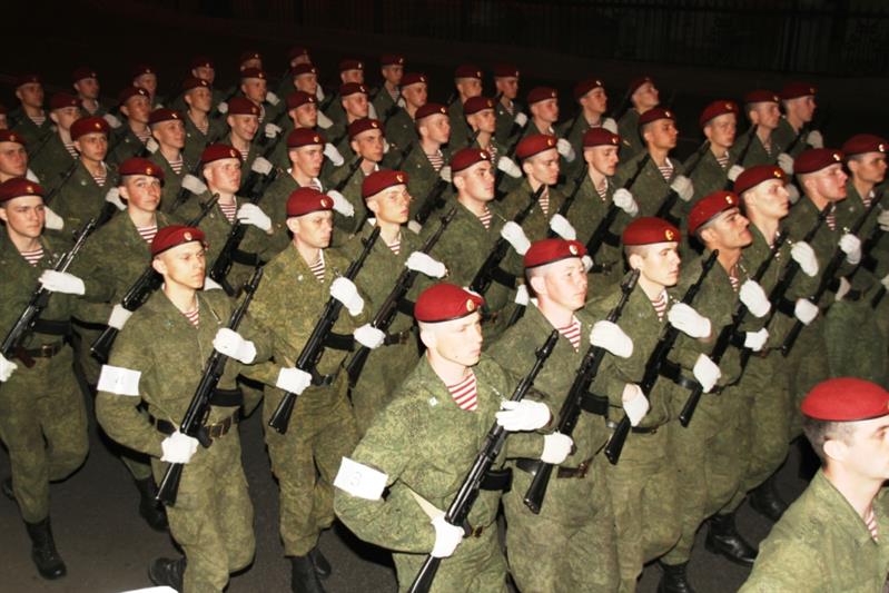 В Хабаровске состоялась ночная репетиция Парада Победы