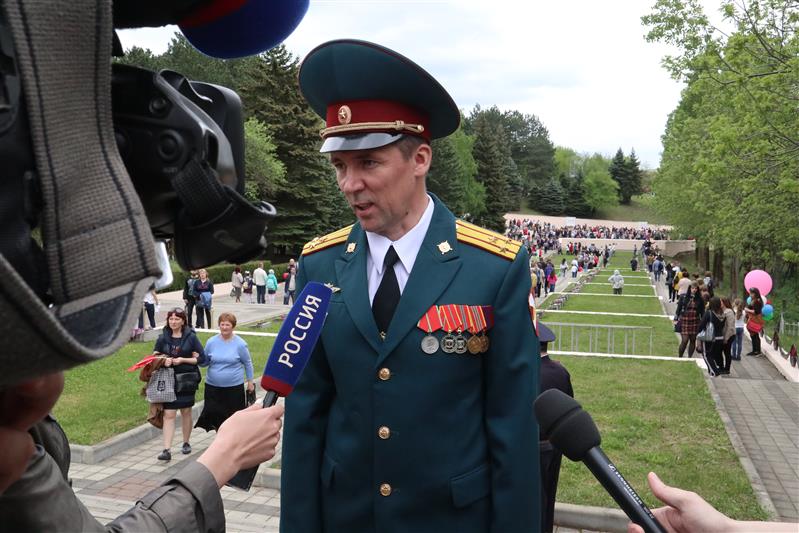 Военнослужащие Северо-Кавказского округа Росгвардии возглавили Парад Победы в столице СКФО