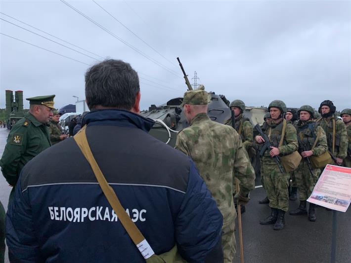 Военнослужащие Росгвардии приняли участие в межведомственном учении на Белоярской АЭС