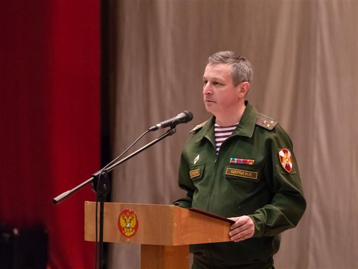 Росгвардия поздравила воронежских ветеранов войск правопорядка со столетием воинской части (видео)