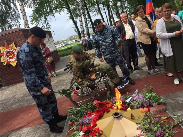 Росгвардейцы Центрального округа поучаствовали в торжественных мероприятиях в День Победы (видео)