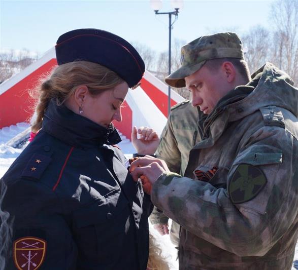 Управление Росгвардии по Камчатскому краю присоединяется к патриотической акции «Георгиевская лента»
