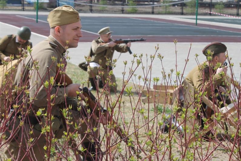 Военнослужащие Росгвардии приняли участие в проведении военно-исторической реконструкции в Хабаровске