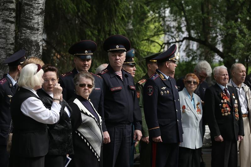 Сотрудники и ветераны Управления Росгвардии по Вологодской области стали участниками кадетской переклички