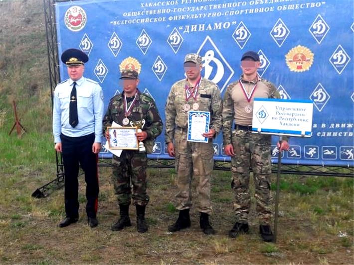 Команда Росгвардии – призер чемпионата по стрельбе из автомата среди силовых структур Хакасии 