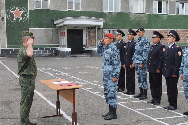 В Туве новобранцы пополнили ряды Росгвардии
