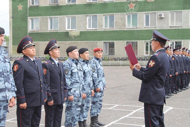 В Туве новобранцы пополнили ряды Росгвардии
