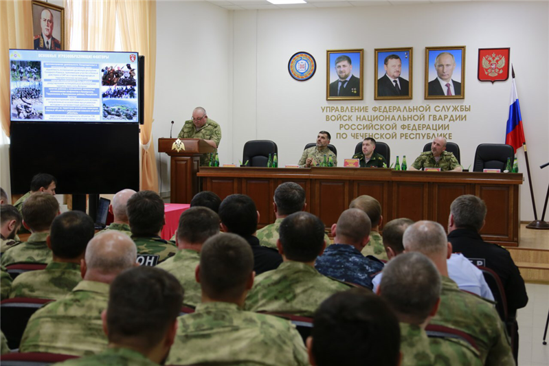 В Грозном подвели итоги служебно-боевой деятельности региональных подразделений Росгвардии за первое полугодие 2019 года